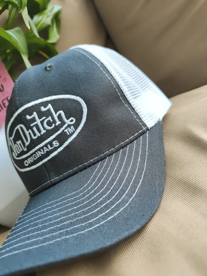 Casquette Trucker Von Dutch grise - photo numéro 2