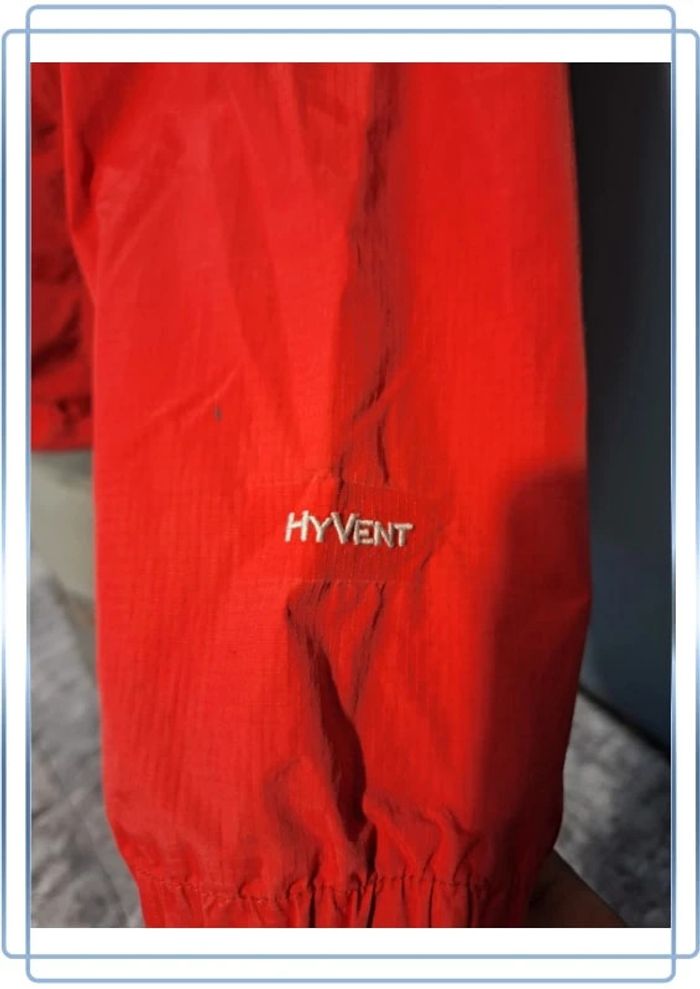 Veste à capuche zippée the north face femme hyvent rouge - taille L - photo numéro 6