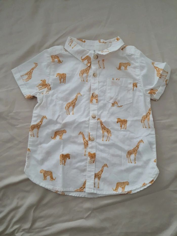 T-shirt chemise manche courte bébé été 23 mois 86cm orchestra baby
