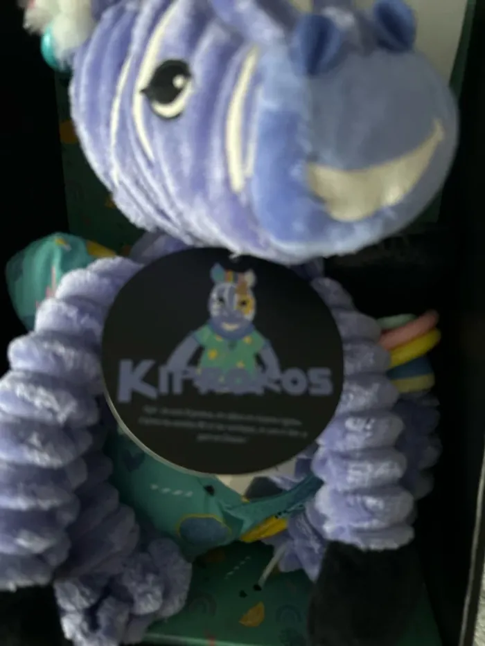 Peluche d'activités nomade Kiprokos le zèbre - photo numéro 2
