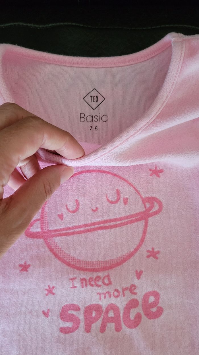 Pyjama en velours en taille 7-8 ans - photo numéro 4