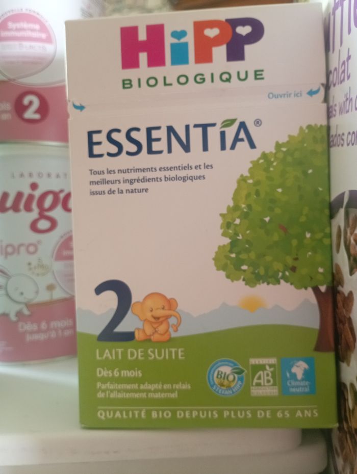 Lait hipp biologique essentia 2 ème age
