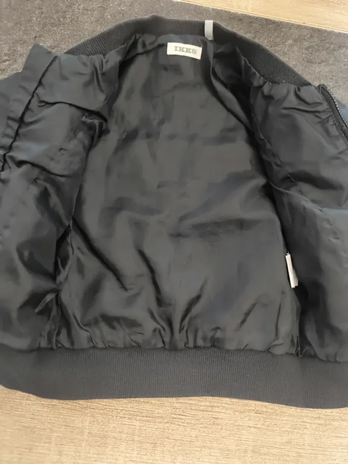 Veste zippée type enduit garçon 12 mois IKKS - photo numéro 6