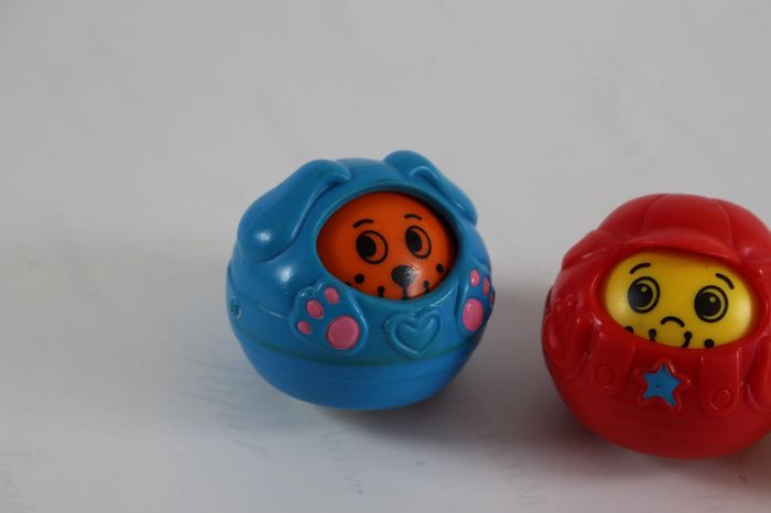 Fisher Price Roll around balls vintage pompier et animaux lot de 3 - photo numéro 2