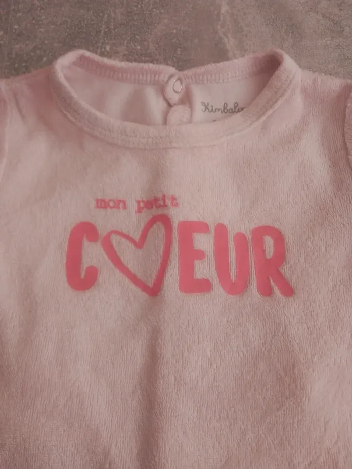 Pyjama grenouillère bébé fille 6 mois - photo numéro 4