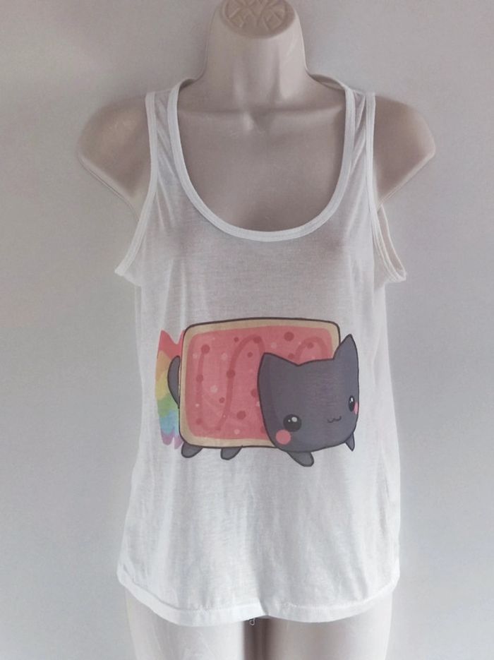 Débardeur unique Nyan Cat -  36/S à 38/M - photo numéro 4