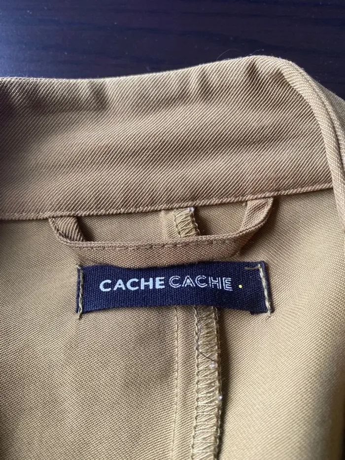 Veste fluide kaki neuve cache cache - photo numéro 5
