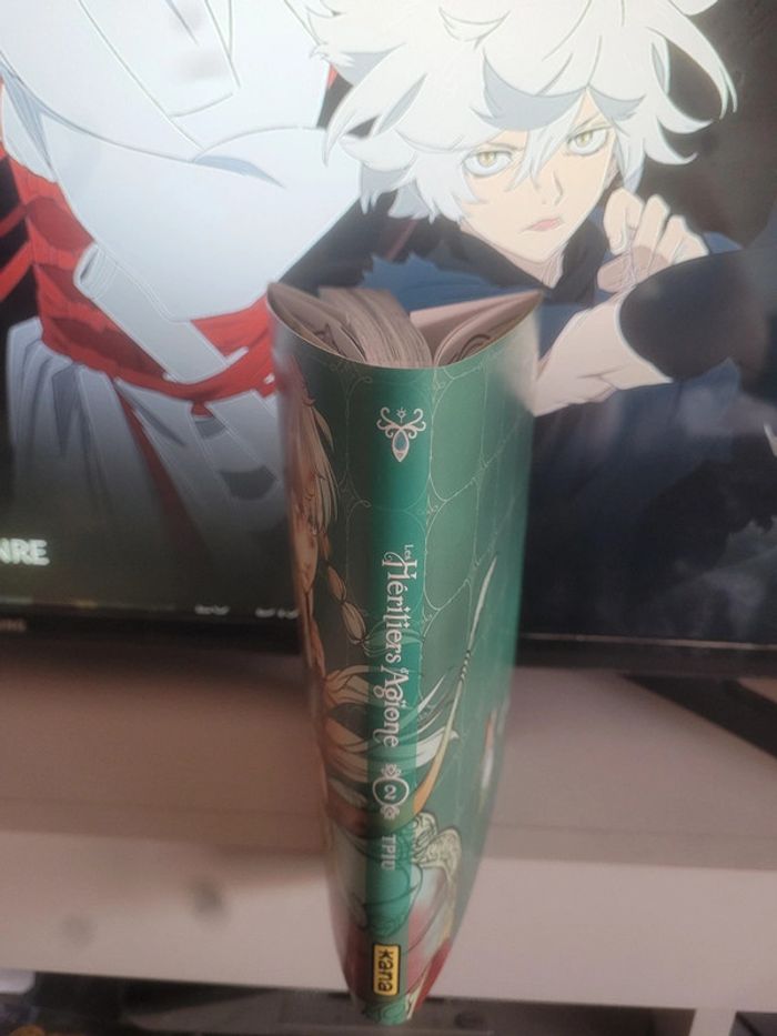 Manga Les Héritiers d'Agïone tome 2 édition limitée jaquette exclusive librairie Pulps BD/Pulp's - photo numéro 4