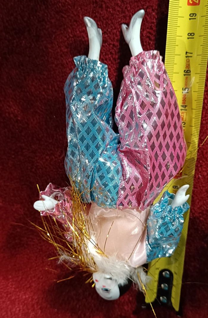 Poupée pierrot venitienne - photo numéro 3