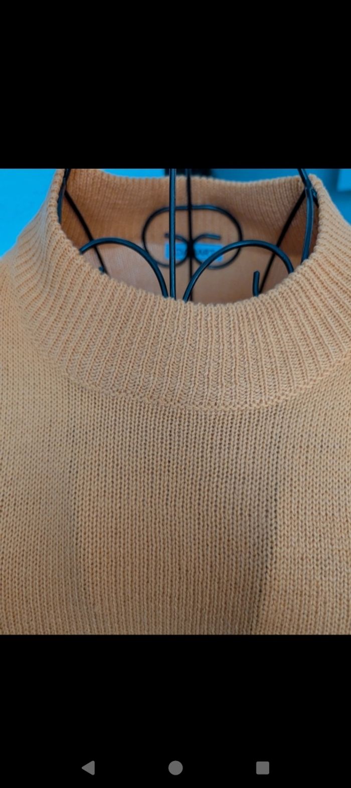 Magnifique pull col montant Damart en parfait état taille L - photo numéro 2