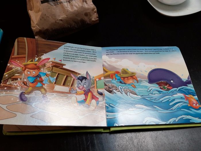 Mes premiers contes illustrés : le livre de la jungle, Pinocchio, bambi - photo numéro 3