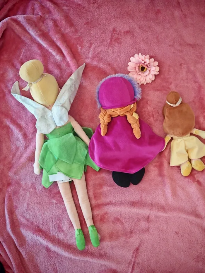 Lot 3 peluche princesses disney - photo numéro 2