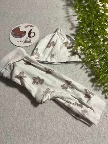 Ensemble bonnet legging bébé garçon