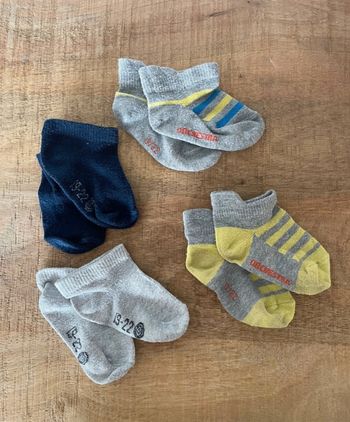 Lot de 4 paires de socquettes bébé garçon