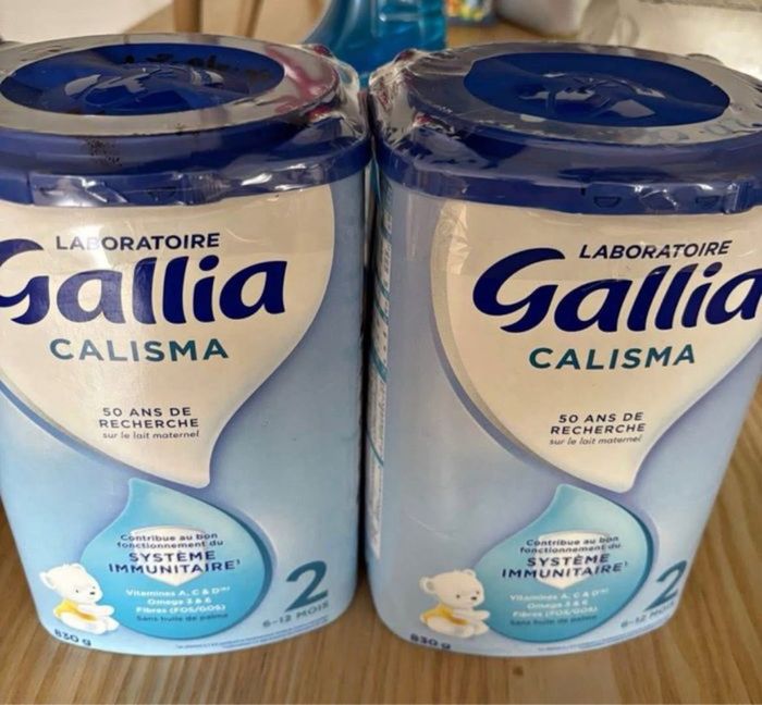 Lots de 2 boîtes gallia