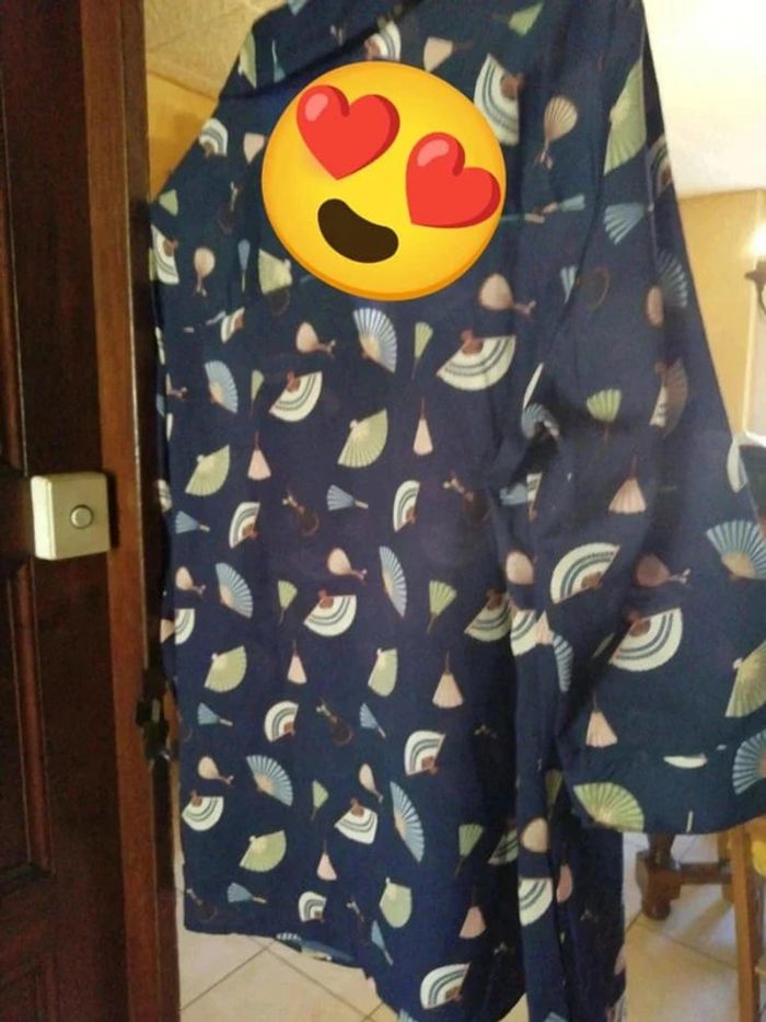 Chemise bleue épouvantail taille L/40 - photo numéro 9