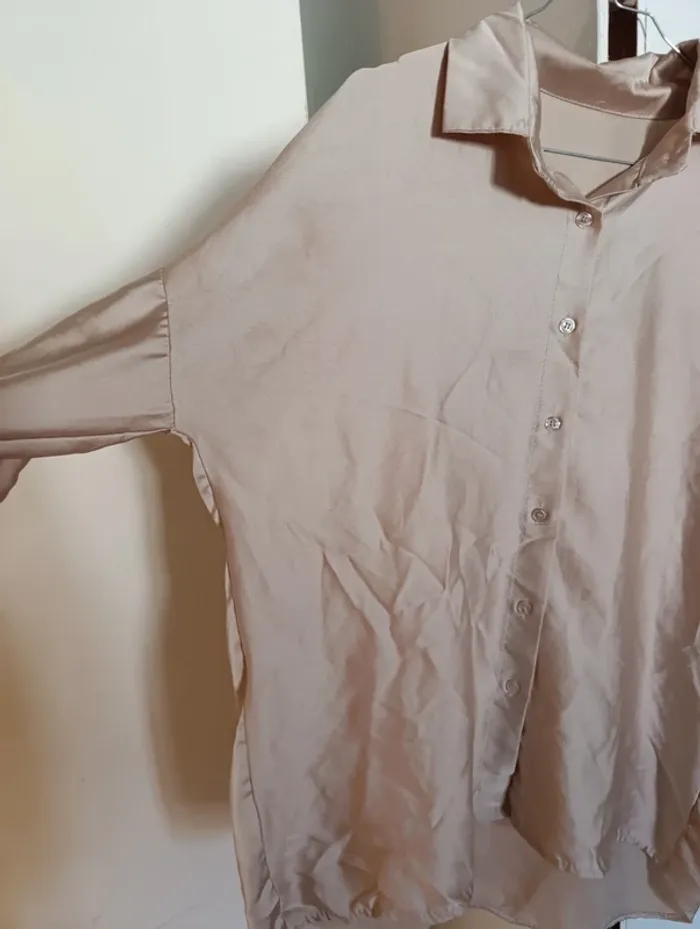 Chemise tunique effet satiné Taille unique - photo numéro 2