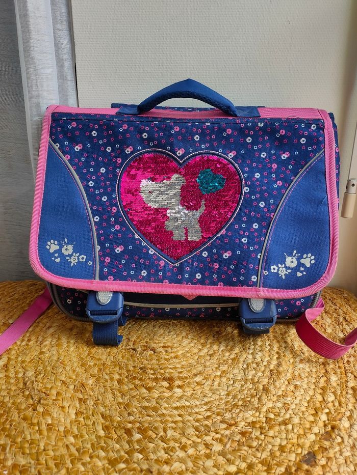 Cartable fille  chien pawz