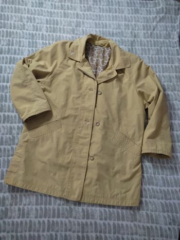 Manteau blouson veste jaune clair pâle taille 44
