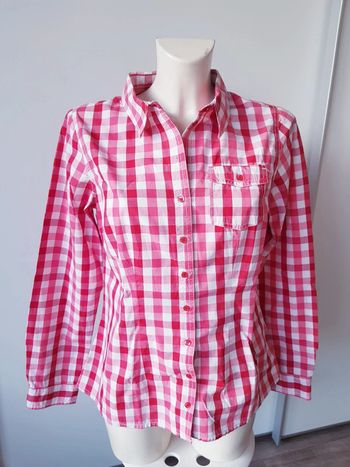 JBC - Chemise cintrée à carreaux à manches longues - Neuve !