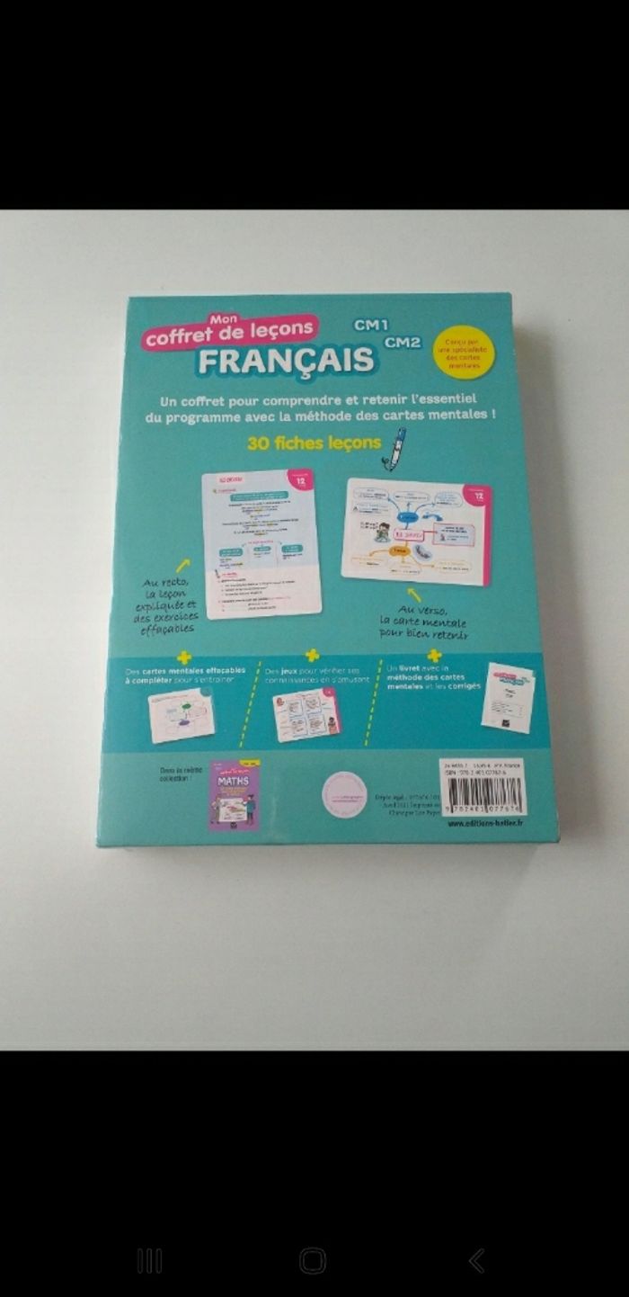 Mon coffret de leçons francais CM1 CM2 - photo numéro 2