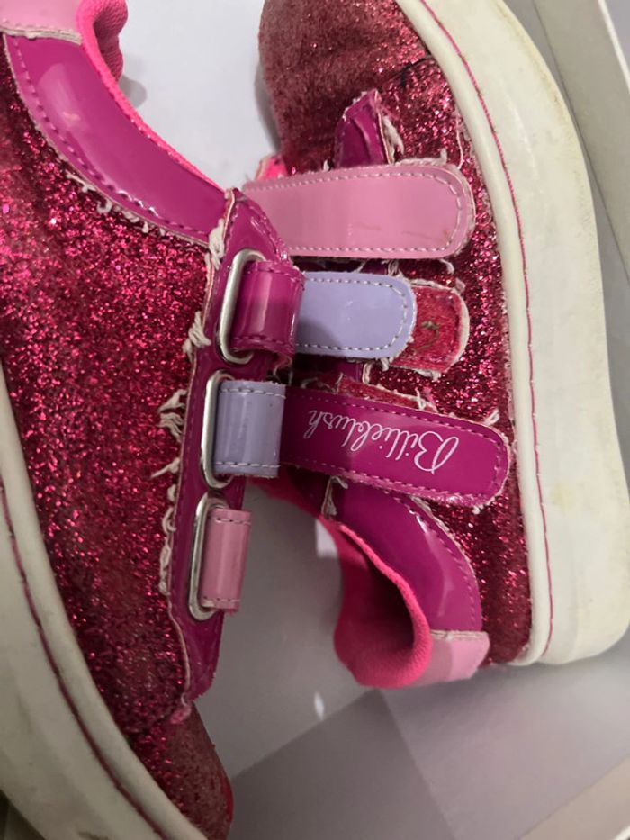 T 29 - baskets scratch rose paillettes billieblush - photo numéro 2