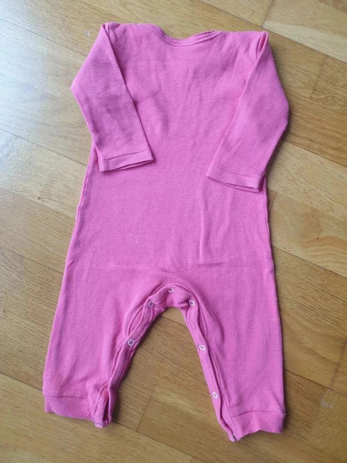 Pyjama sans pieds 6 mois Absorba Ta p'tite étoile rose fushia - photo numéro 6