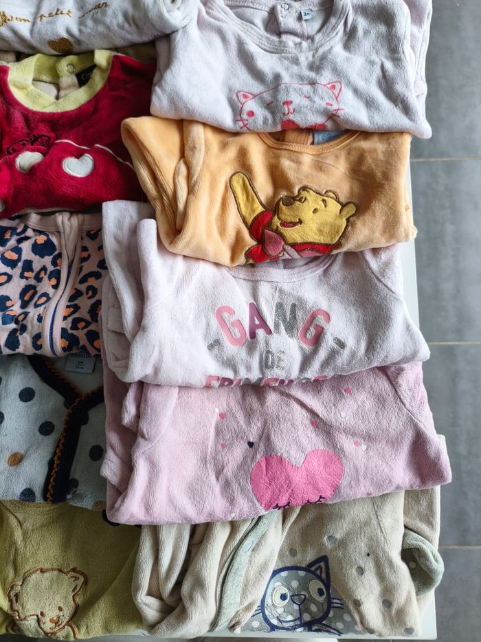 Lot pyjamas bébé fille 3 mois - photo numéro 5