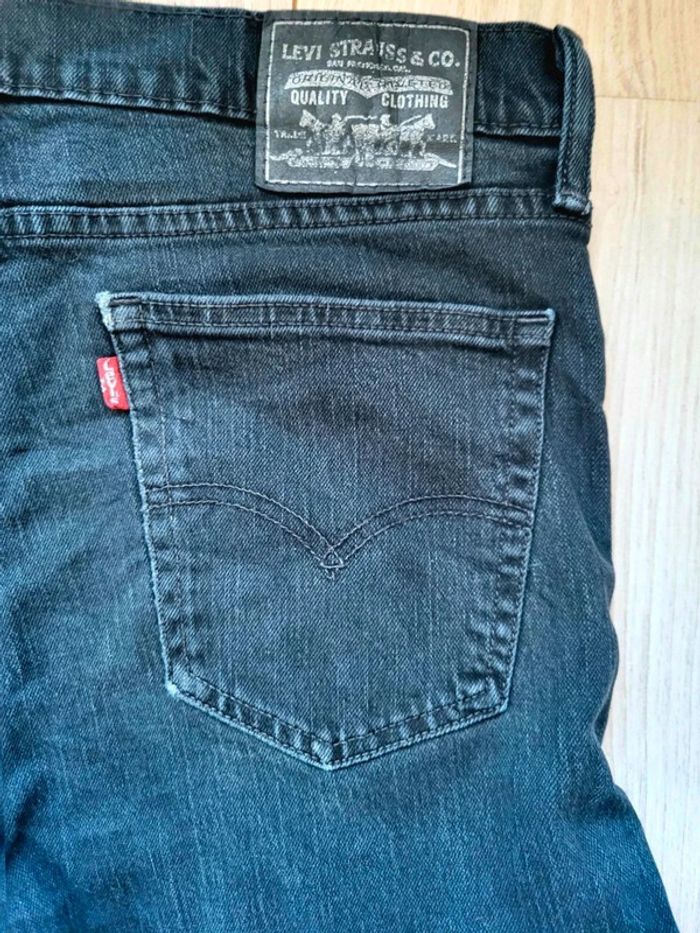 Jean Levi's Homme Noir Vintage Y2K Levi Strauss & Co Authentique Taille W32 L32 FR 42 - photo numéro 13