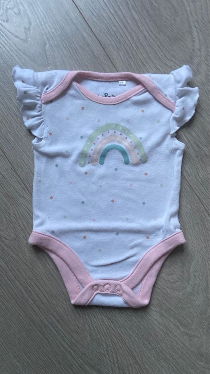 Lot vêtements body bébé fille 0-3 mois été - photo numéro 2
