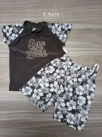 Maillot 2 pièces T6mois
