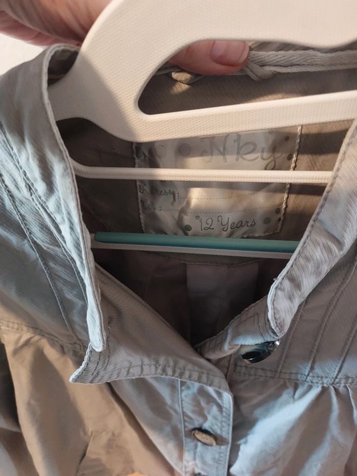 Jolie veste de printemps trench fille 12 ans - photo numéro 3