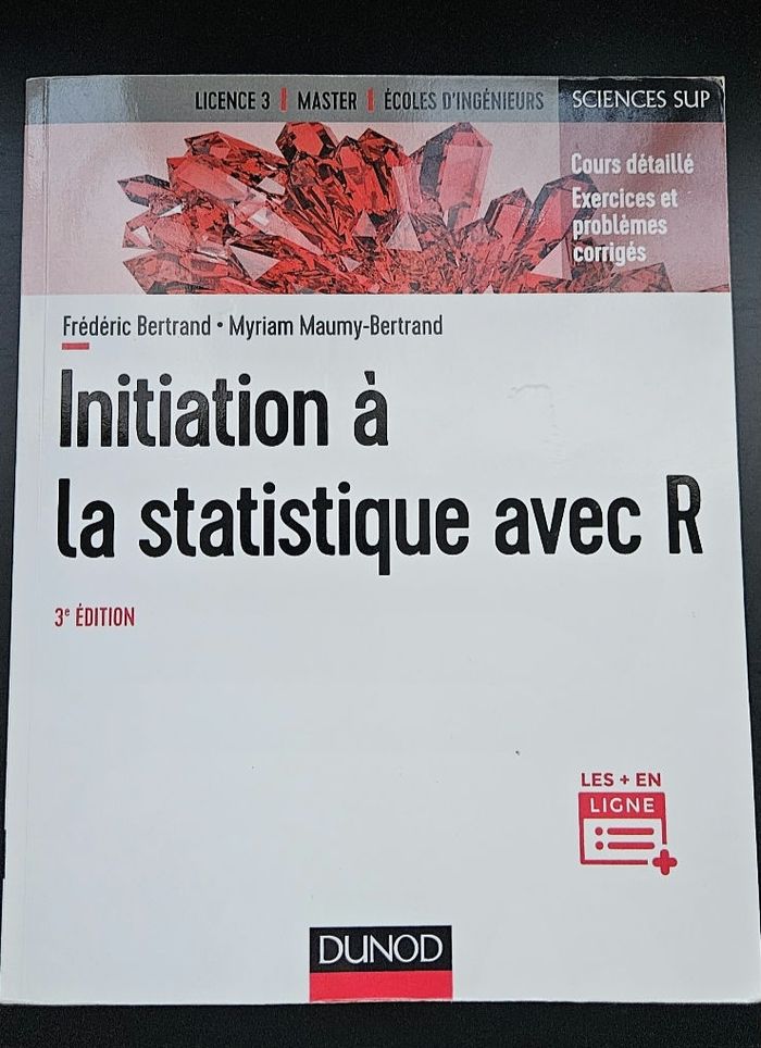 Manuel d'initiation au logiciel R - Statistiques et programmation
