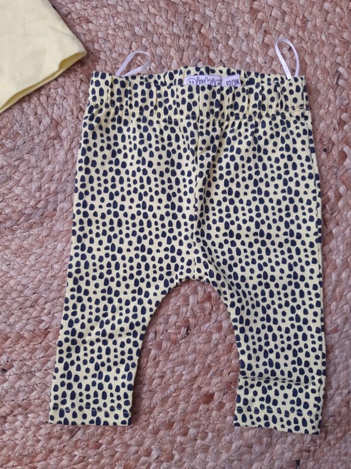 Ensemble tee-shirt, jupe et legging 3 mois - photo numéro 5