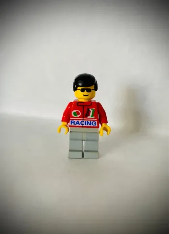 Minifigurine LEGO oct035 - Pilote Octan Racing - Très bon état