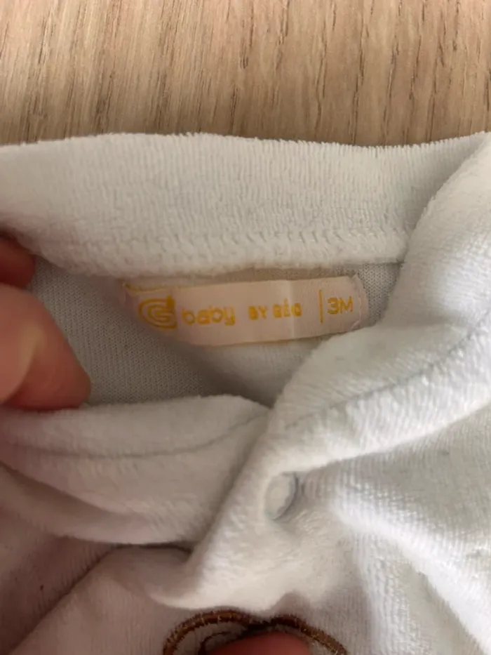 Pyjama blanc bébé - photo numéro 3