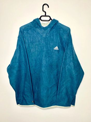 Pull à capuche / hoodie polaire / Fleece Adidas vintage 2001