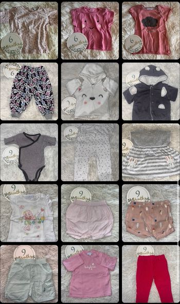 Lot vêtement bébé fille 6/9 mois
