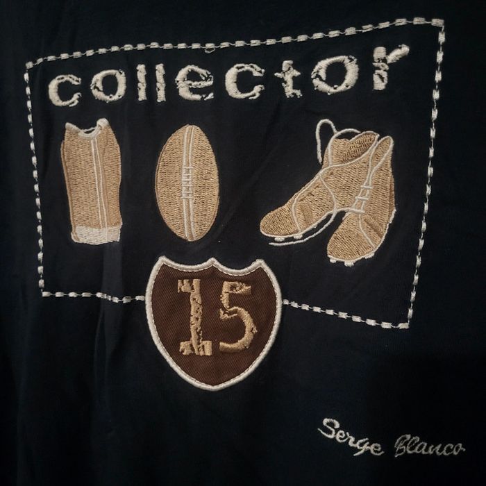 Tee-shirt manche longue - Broderie - Collector 15 👕 Serge Blanco - Taille XL