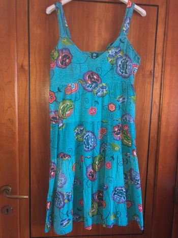 Robe d’été turquoise 36/38 Coline