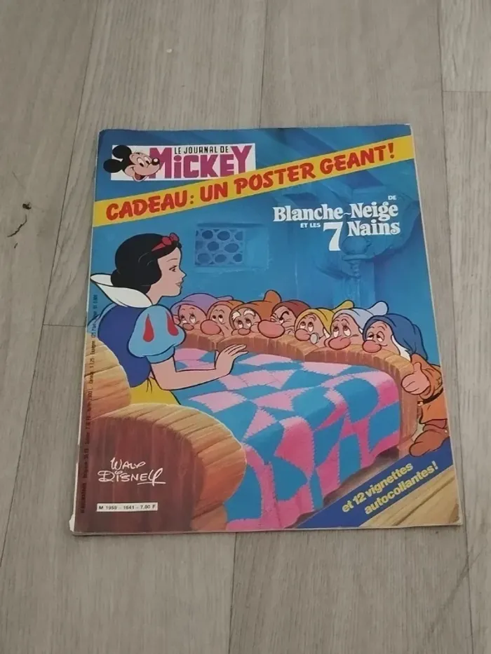 Lot Vintage 7 magazines Journal de Mickey année 1983 L059 - photo numéro 10