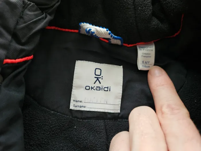 Manteau Okaïdi 6 ans bleu marine Alaska Winter, chaud et imperméable, parfait pour l'hiver - photo numéro 7