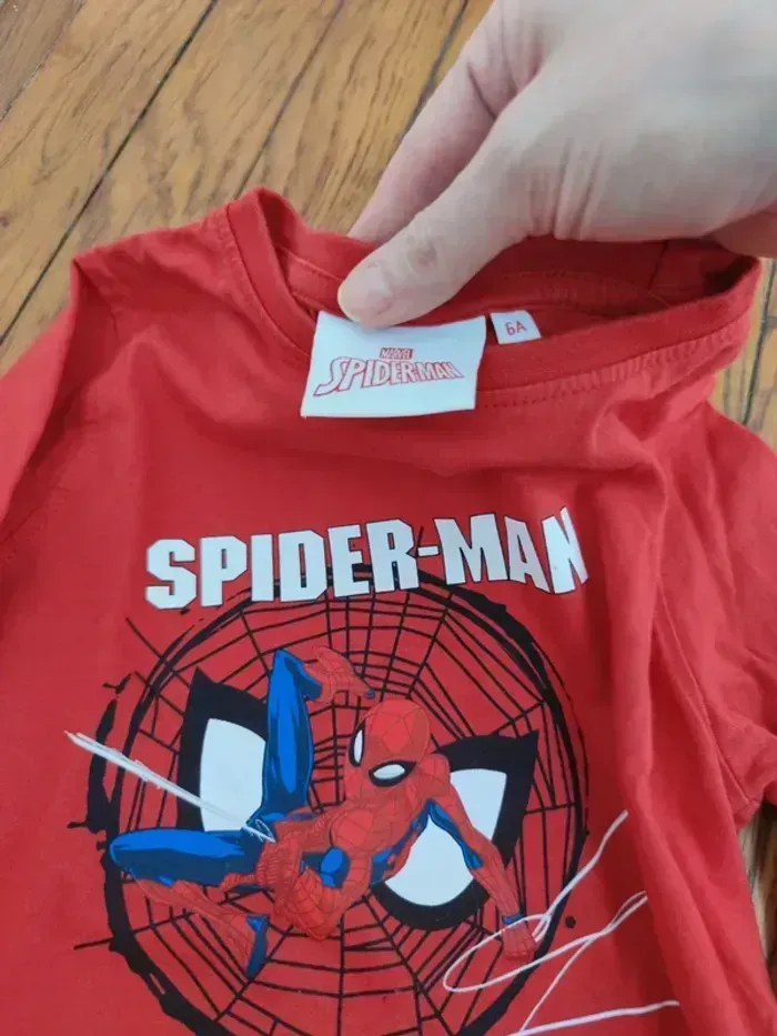 T-shirt à manches longues 6 ans Spiderman - photo numéro 3