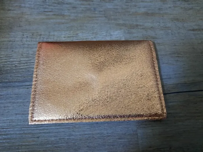 Petite pochette rose dorée - photo numéro 2