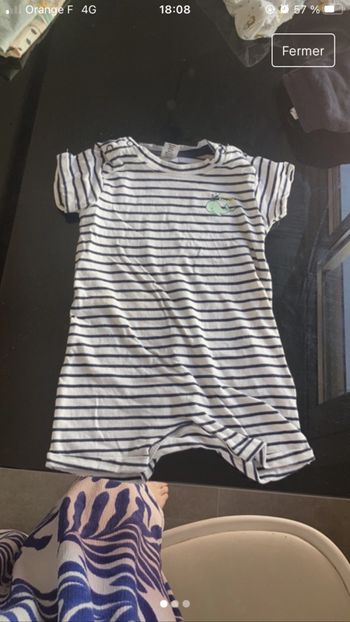 Grenouillère bébé