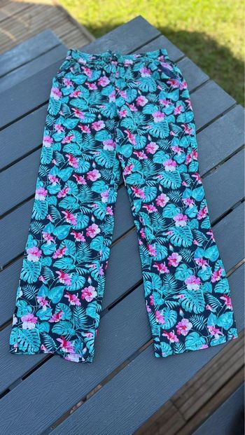 Pantalon sarouel à motifs verbaudet fille taille 10 ans