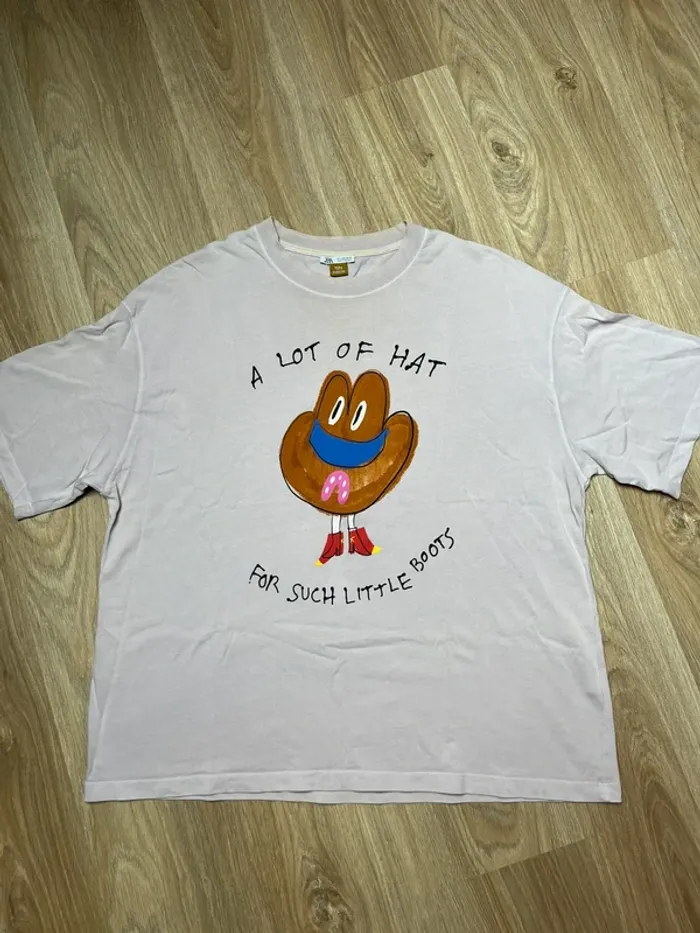 tee shirt zara oversize