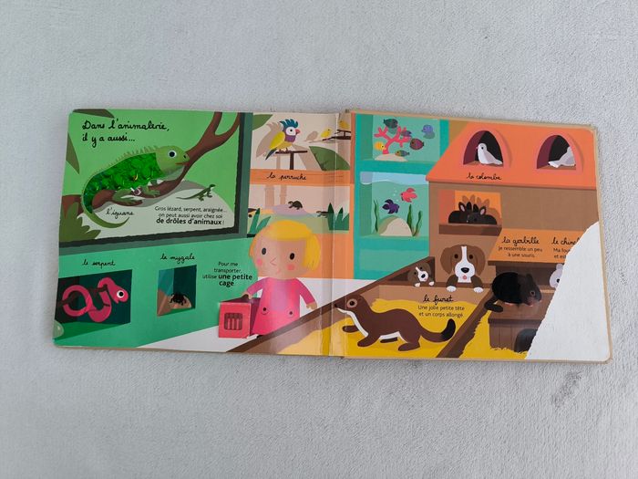 Livre Mes animaux familiers à toucher Milan - photo numéro 6