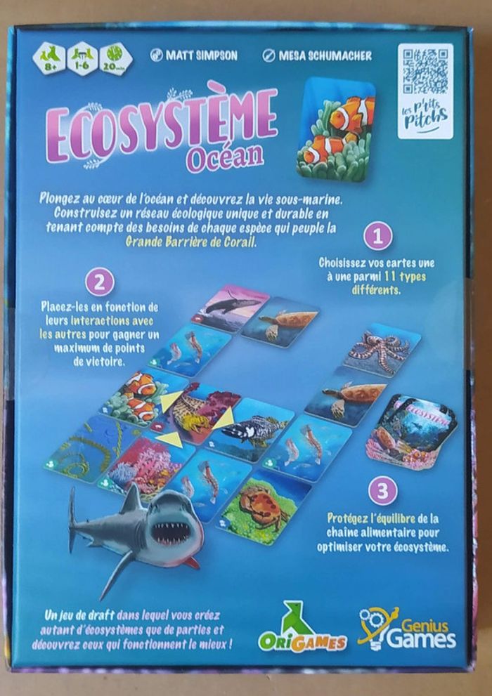 Ecosystème – Océan - Jeu de société sous emballage - Prix Ferme - photo numéro 2