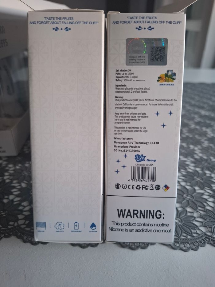 Vapes 15 000 lemon lime ice - photo numéro 2